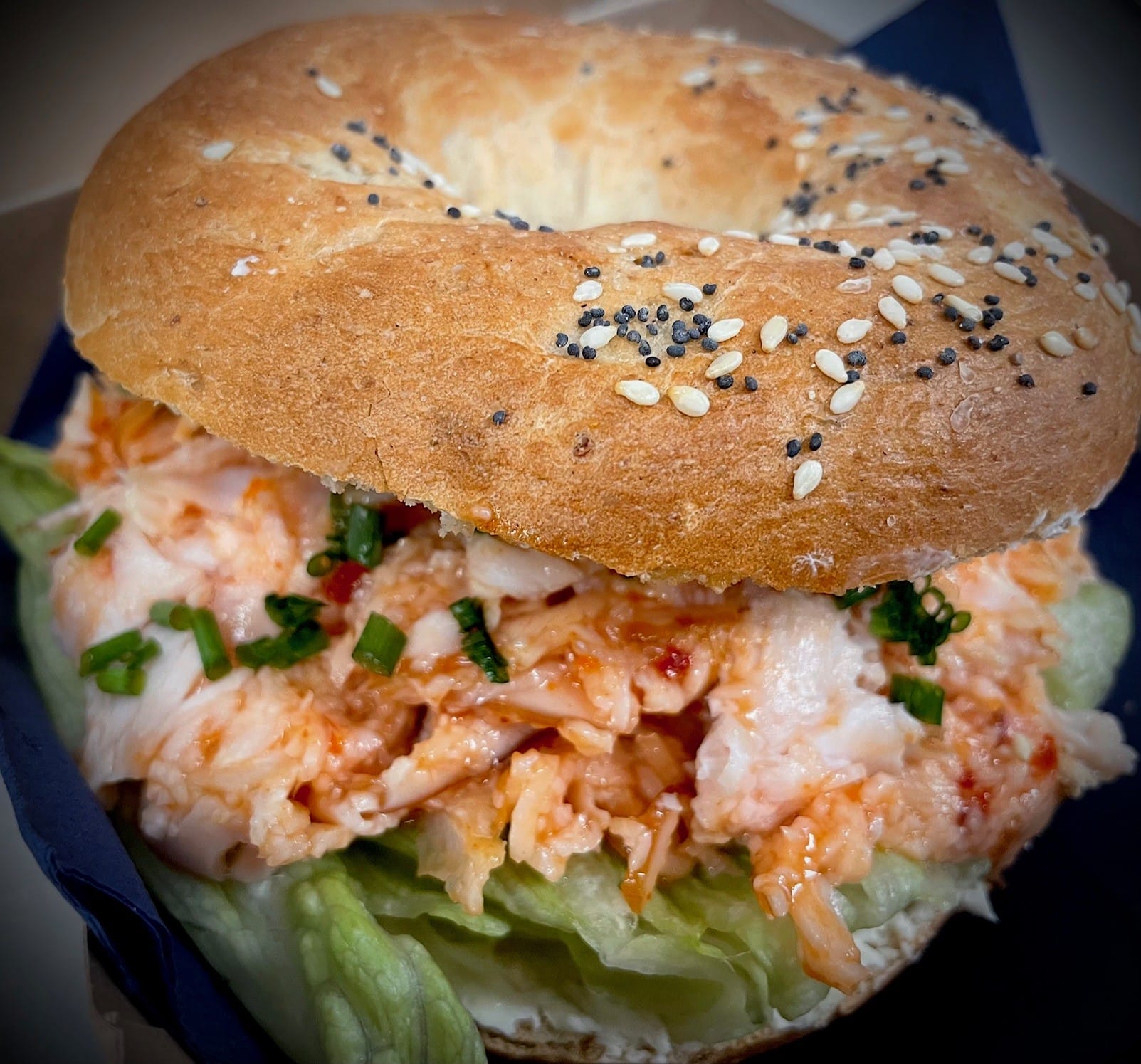 Bagel Kip piri piri