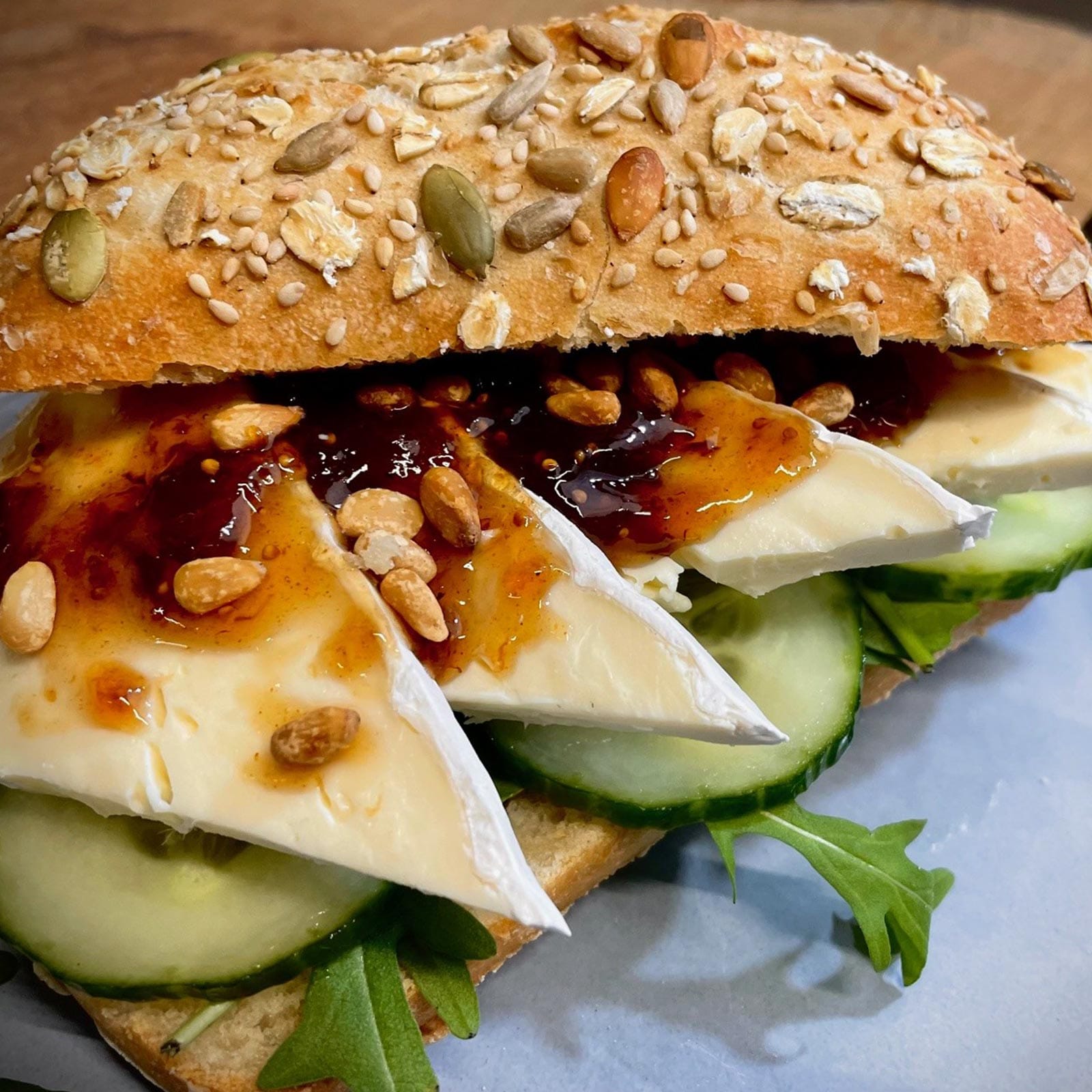 Broodje Brie Vijgen Chutney