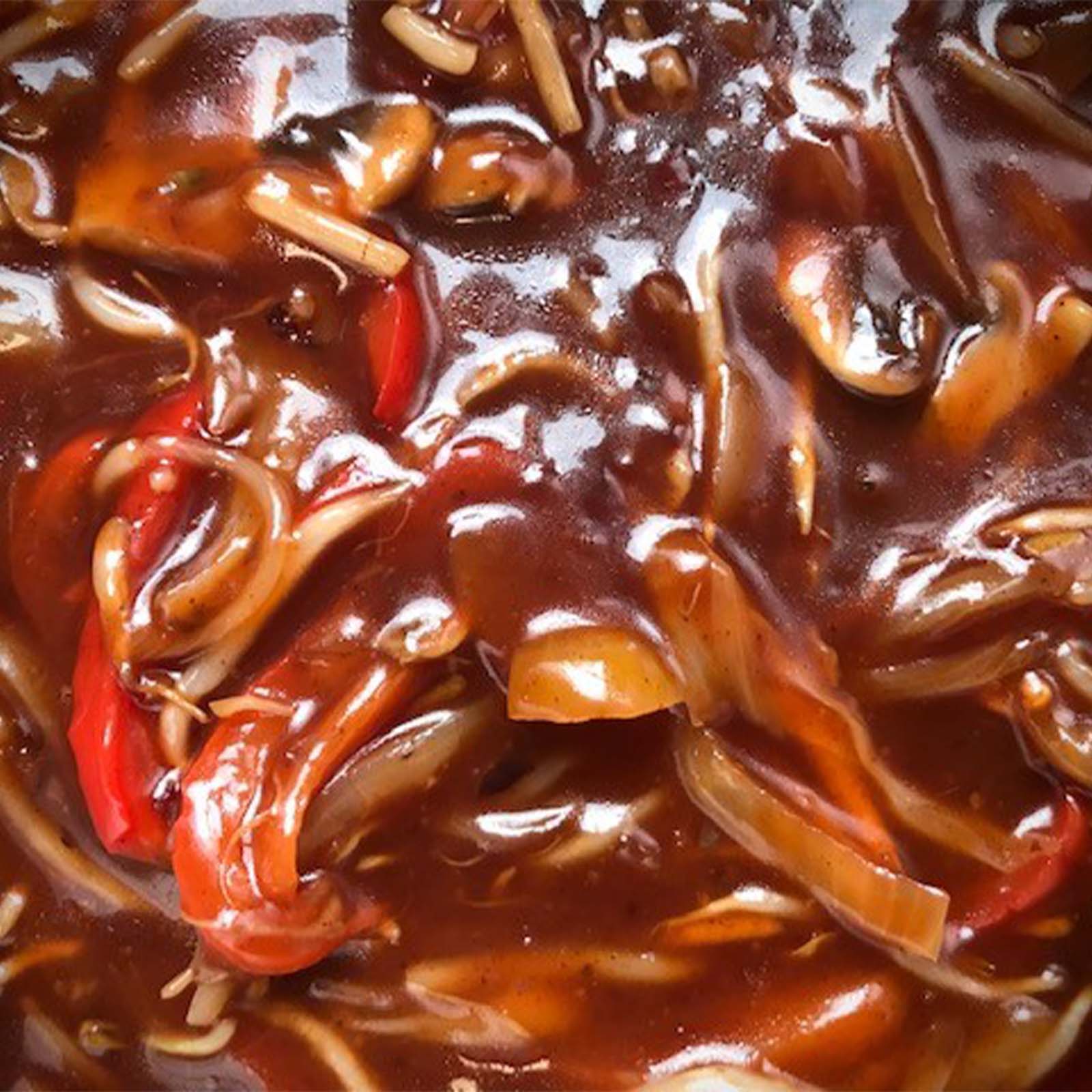 Zwarte Bonensaus per bakje 3,5 ons