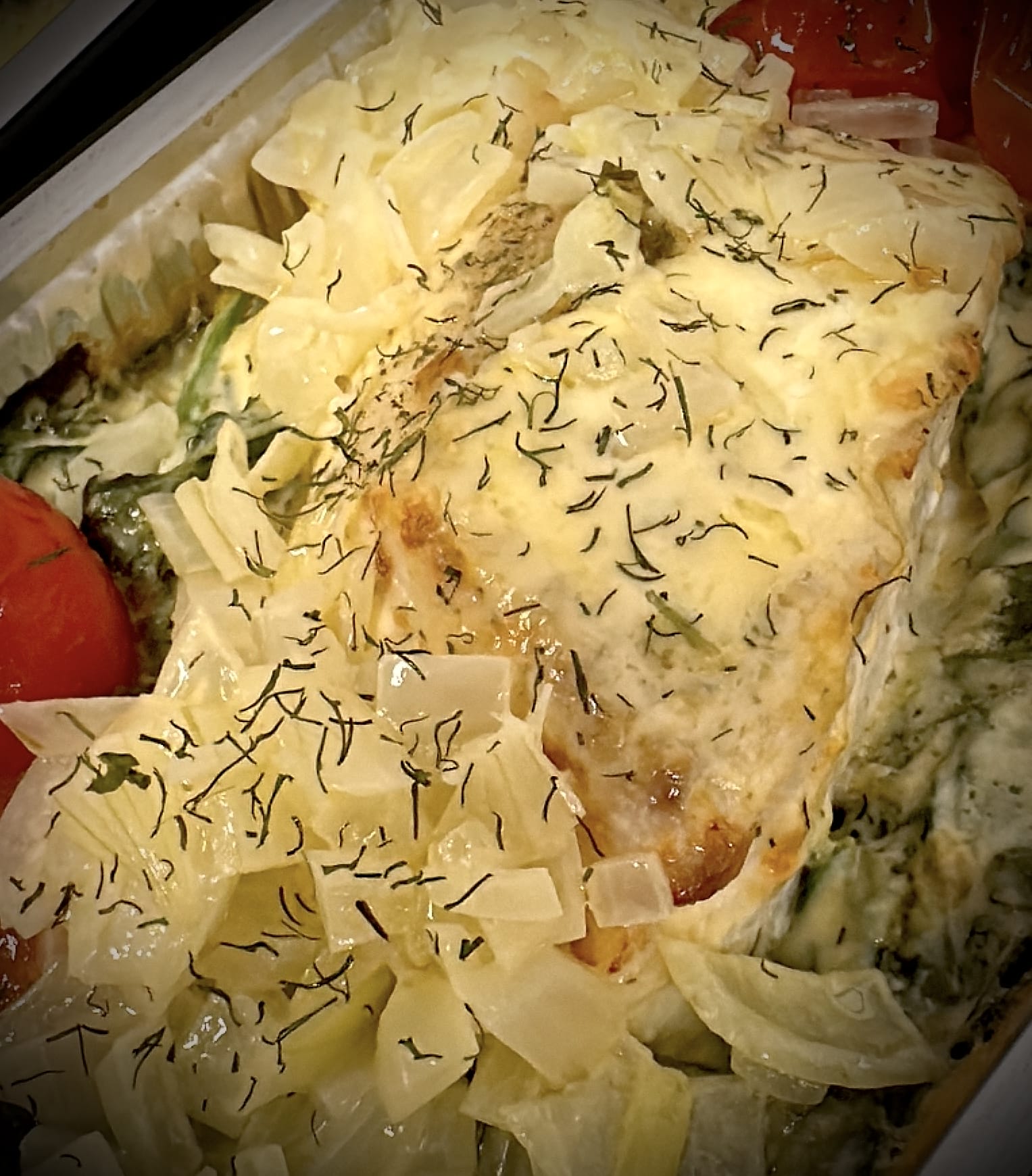 Volendammer Kabeljauw schotel met Hollandaise saus